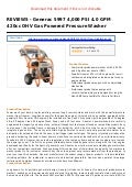 Generac 5997 4000 psi 4.0 gpm 420cc ohv gas powered pressure washer