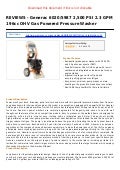 Generac 6020 5987 2500 psi 2.3 gpm 196cc ohv gas powered pressure washer