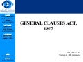 General clauses act