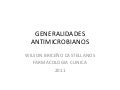 Generalidades antimicrobianos