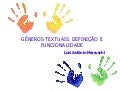 Generos Textuais