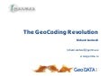 GeoDATA Dublin 2012 - GAMMA - The GeoCoding Revolution