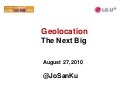 Geolocation, The Next Big Thing