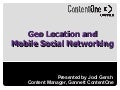 Geo Location Mobile Social Networking