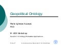 Geopolitical Ontology 