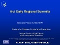 Act Early Regional Summits
