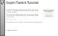 Gephi Toolkit Tutorial