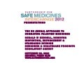 The UK (MHRA) approach to combating Falsified Medicines by Gerald Heddell, MHRA