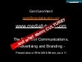 Gerd Leonhard At Effie Athens June 11 Future Of Advertising Branding, and Marketing 