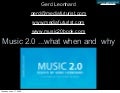 Gerd Leonhard Presentation Music2.0 Barcelona June 2008