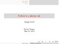 Python in a physics lab