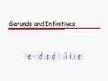 Gerunds And Infinitives