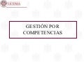 Gestión por Competencias