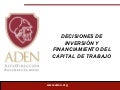 Gestion de capital de  trabajo