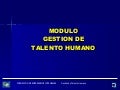 Gestión del Talento Humano