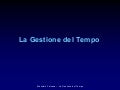 Gestione Del Tempo