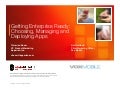 Getting Enterprise Ready: Choosing, Managing and Deploying Apps 