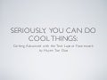 Seriously You Can Do Cool Things: Getting Advanced with the Text Layout Framework