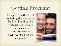 Getting Pregnant