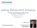 Running R on Hadoop - CHUG - 20120815