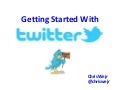 Getting started with Twitter