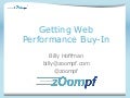 Getting Web Performance Buy In