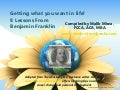 Getting what you want in life! 8 lessons_bf