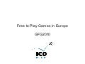 F2P In Europe - April 2010