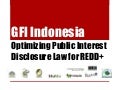 GFI Indonesia: Optimizing Public Interest Disclosure Law for REDD+