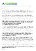 Global HeavyLift States C-17 Production Must be Maintained: To Seek FAA BC-17 Exemption Separate From Boeing;Continues Pursuit of USD18.4B Capital Raise to Implement US/NATO-Controlled Heavy and Outsized Air Cargo Industry Based on Well-proven Airlifter
