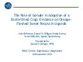 Gilligan gender and ofsp adoption in uganda v2