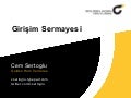 Etohum Kampı - Girişim Sermayesi