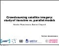 Crowdsourcing satellite imagery (Talk at Giscience2012)