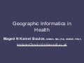 GIS in Health