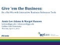 Give &rsquo;em the business: Be a biz wiz with interactive business reference tools