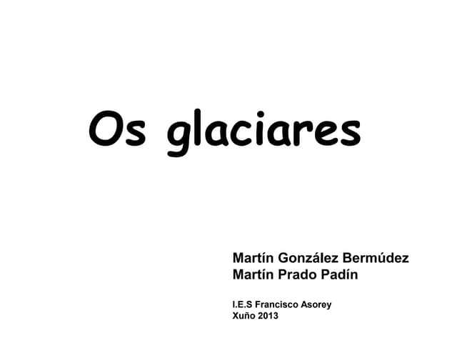 Glaciares 