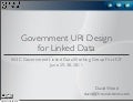 Government Linked Data URI Design
