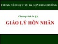 GIÁO LÝ HÔN NHÂN