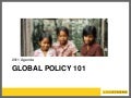 LIVESTRONG Global Policy 2011