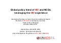 Global policy trend of HIV & NCD leveraging the HIV experience by Satoshi Ezoe