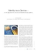 idOnDemand | Article | Identity-as-a-Service – a new approach for smart card-based security systems