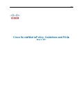 Cisco&rsquo;s Global Social Media Policy May 2011