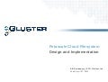 Gluster open stack dev summit 042011