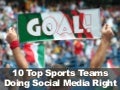 Goal  - 10 top sports teams doing social media right