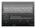 Utah Economic Summit Broadband Presentation: Tara Thue