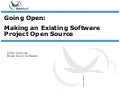 Going Open: How to Make a Project Open Source