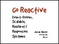 Going Reactive: Event-Driven, Scalable & Resilient Systems