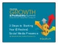 Three Steps to Starting Your Social Media Presence