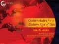Golden rules for a Golden Age of Gas