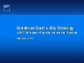 Goldman Sachs Innovation Award  - Ally Strategy